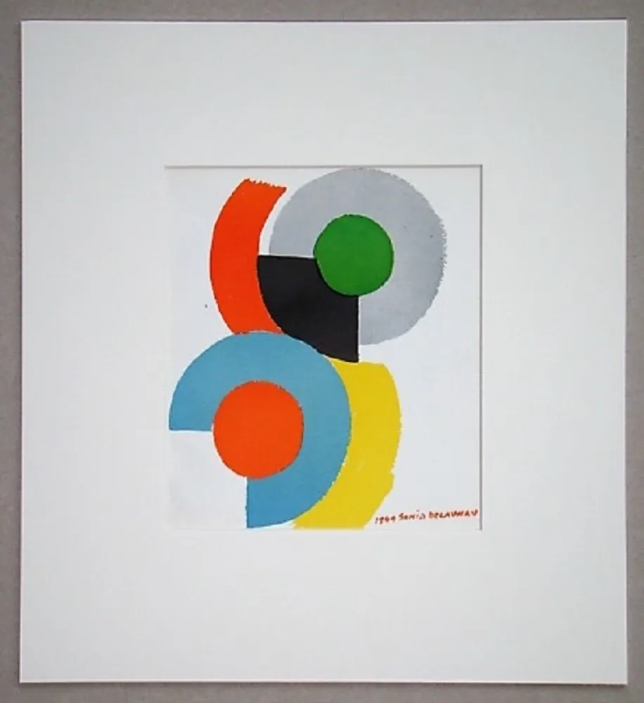 Литография Delaunay - Rythmes circulaires, 1949