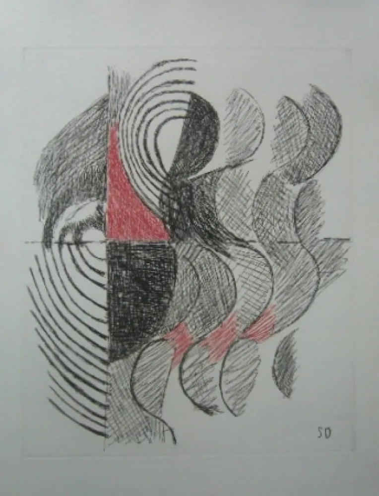 Гравюра Delaunay - Sans titre