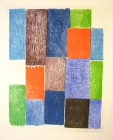 Офорт И Аквитанта Delaunay - Sans titre