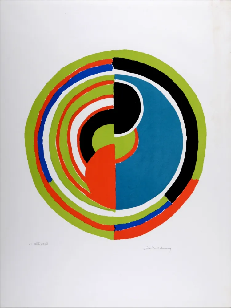 Литография Delaunay - Signal, 1974 - Hand-signed