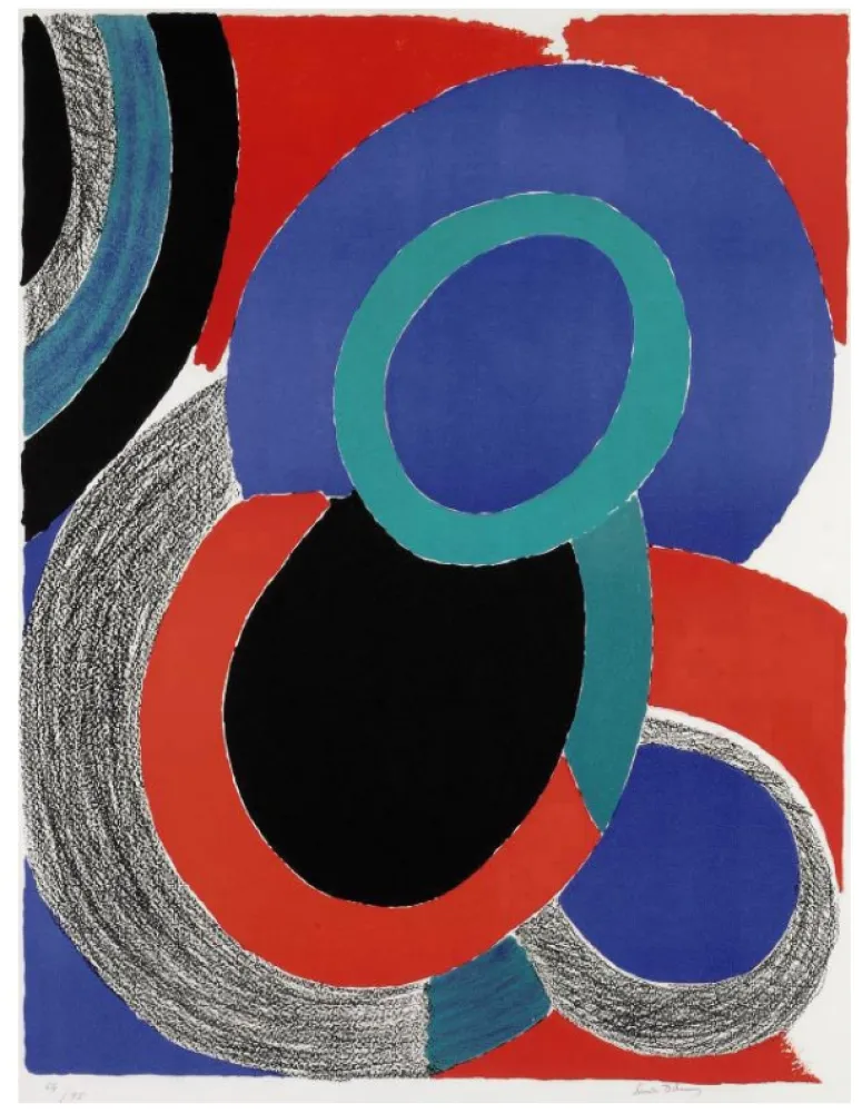 Литография Delaunay - Vol de nuit