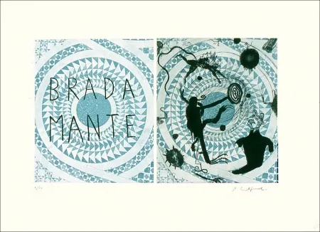 Офорт Delprat - BRADAMANTE