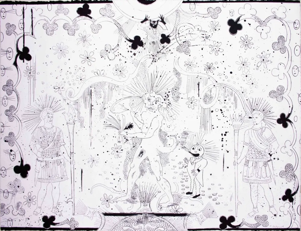 Офорт Delprat - Le Collectionneur