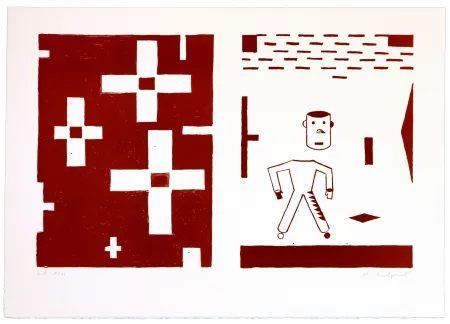 Литография Delprat - Sans titre