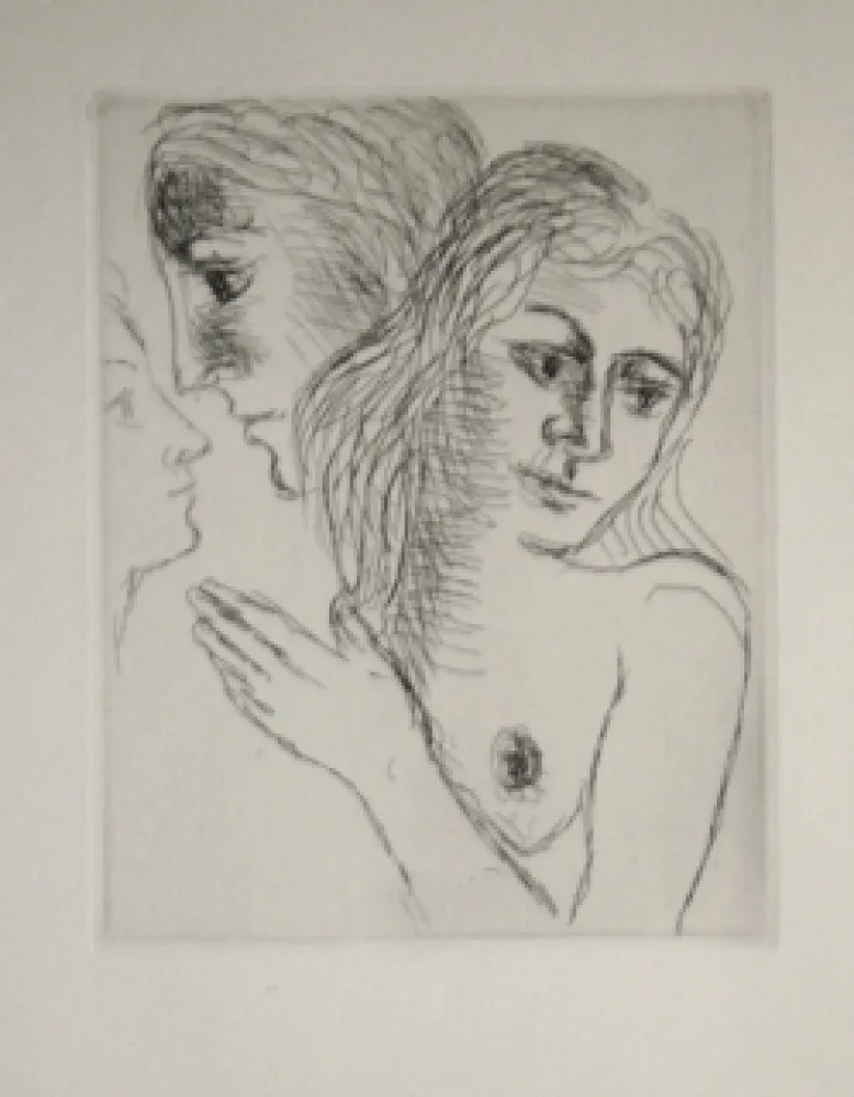 Гравюра Delvaux - Songe