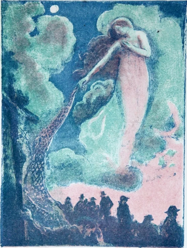 Иллюстрированная Книга Denis - Francis Thompson.  Poèmes.