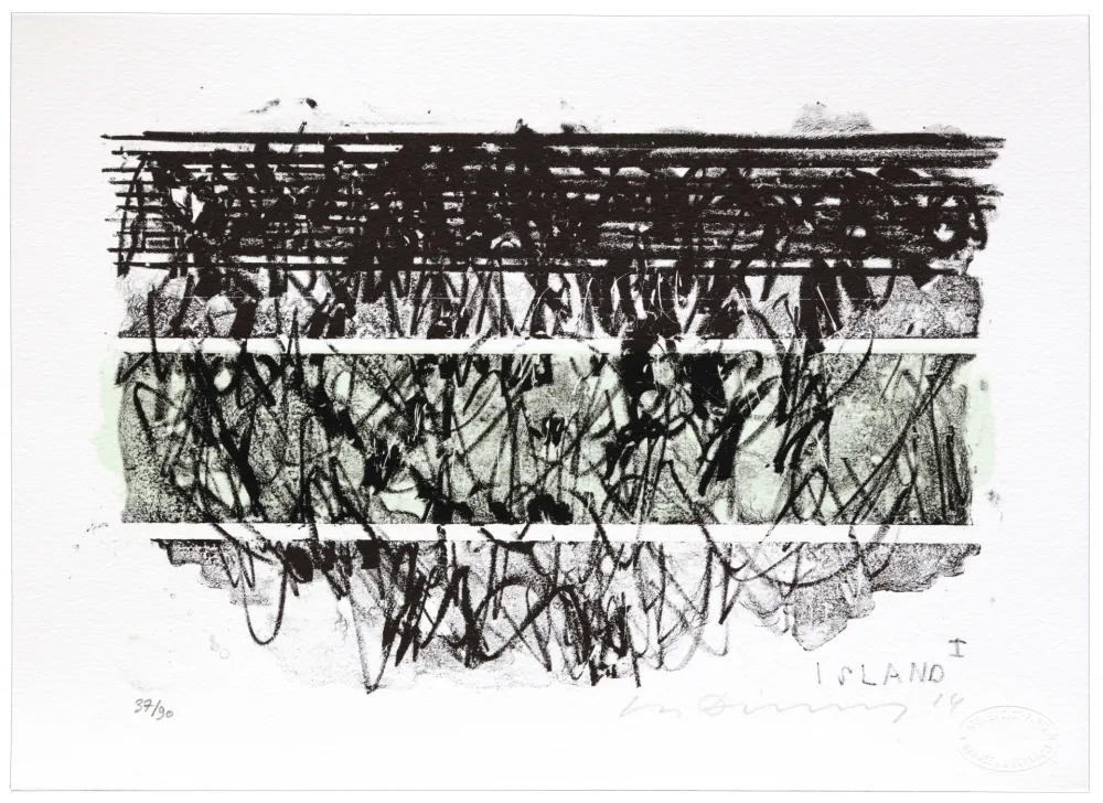 Литография Denning - Islande I