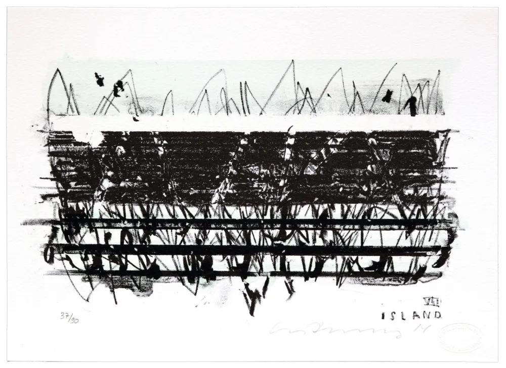 Литография Denning - Islande VII