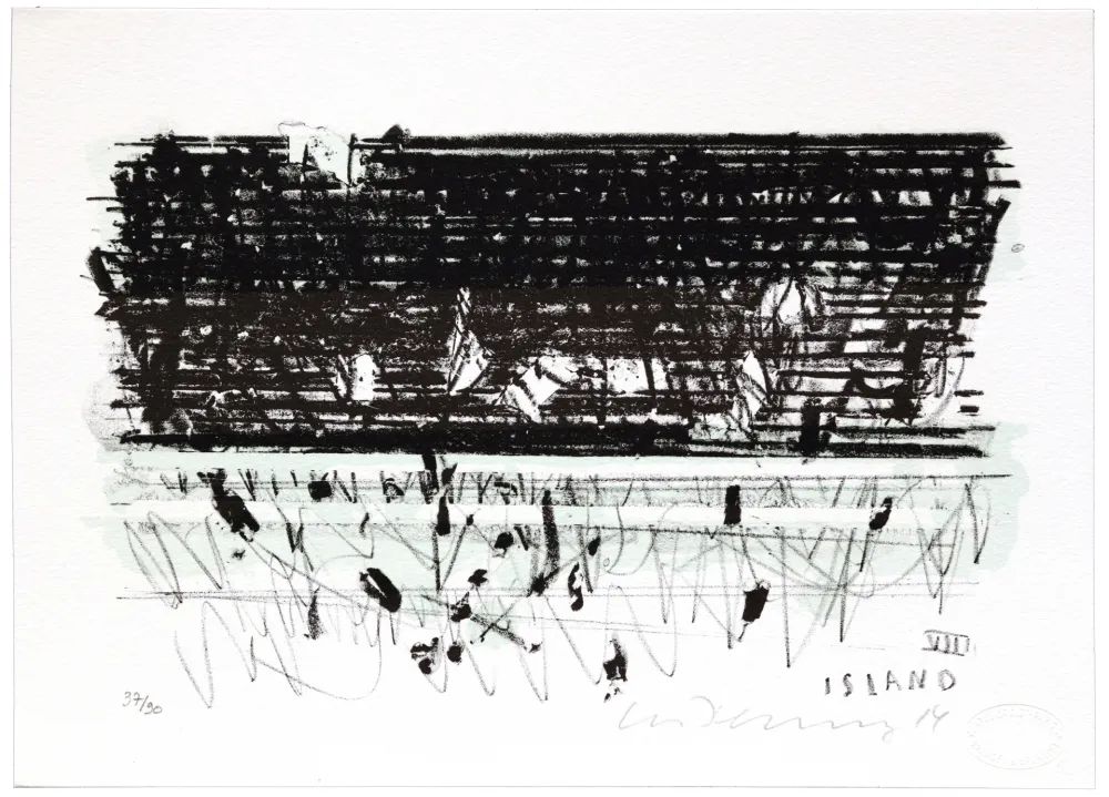 Литография Denning - Islande VIII