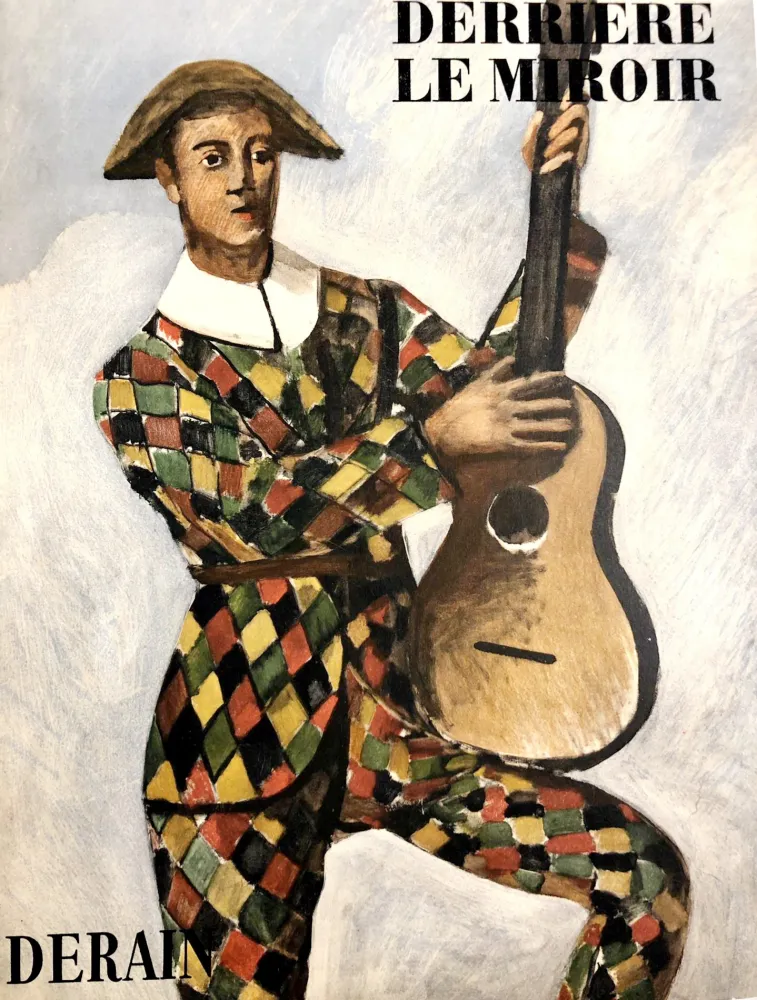Литография Derain - Arlequin à la guitare