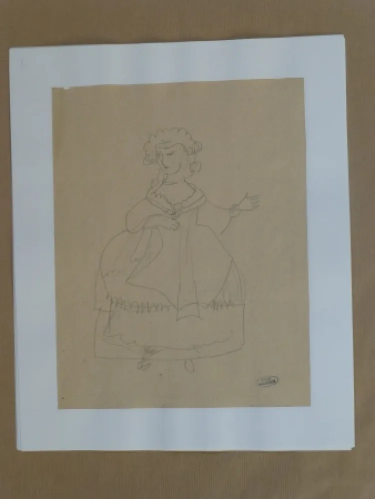 Нет Никаких Технических Derain - Femme à la robe 