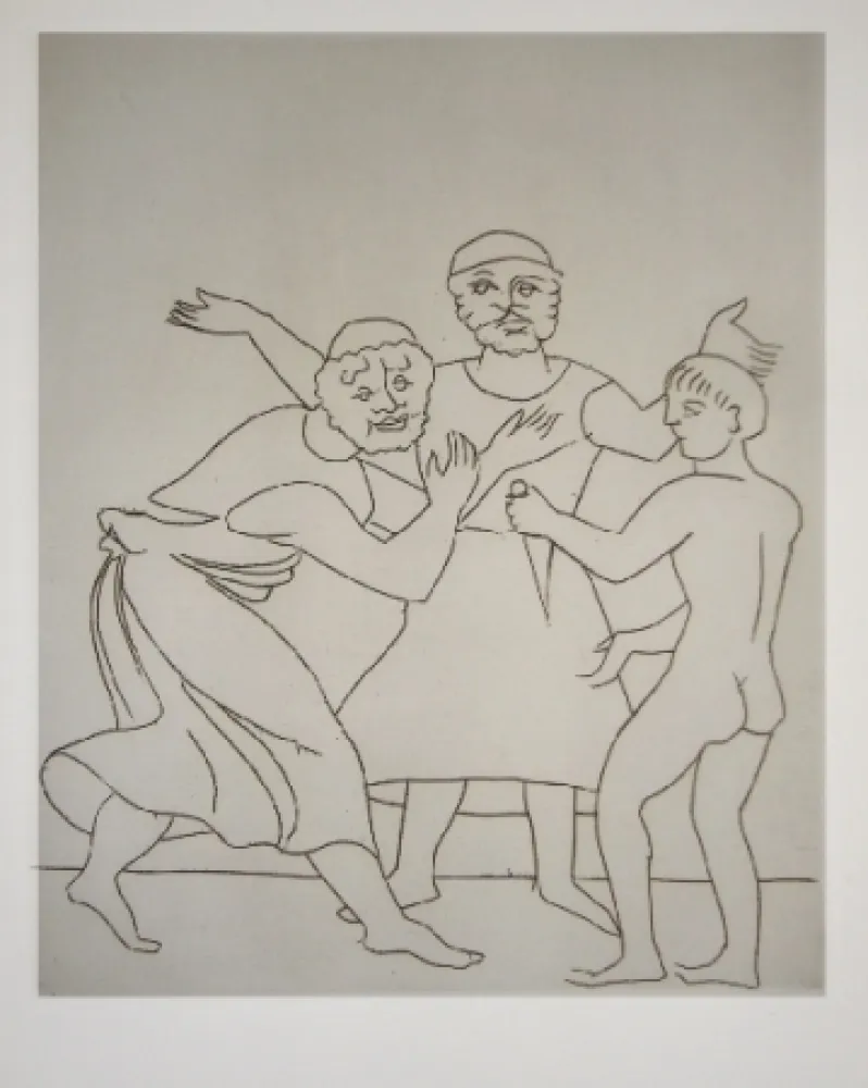 Гравюра Derain - Le satyricon  36 eaux-fortes