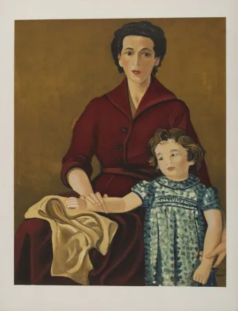 Литография Derain - Madre e hija