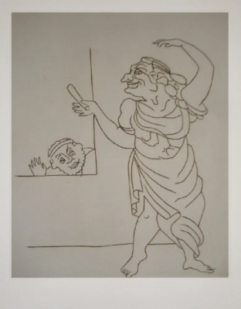 Гравюра Derain - Satyricon 18