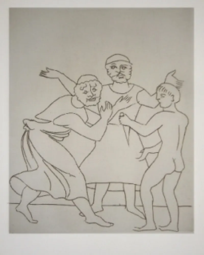 Гравюра Derain - Satyricon 19