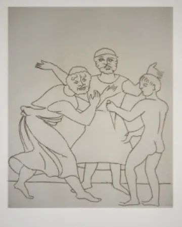 Гравюра Derain - Satyricon 19