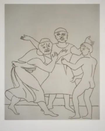 Гравюра Derain - Satyricon 19