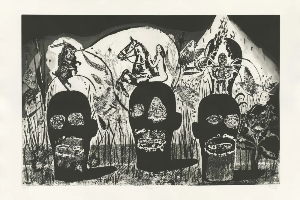 Гравюра Deroubaix - Damnés