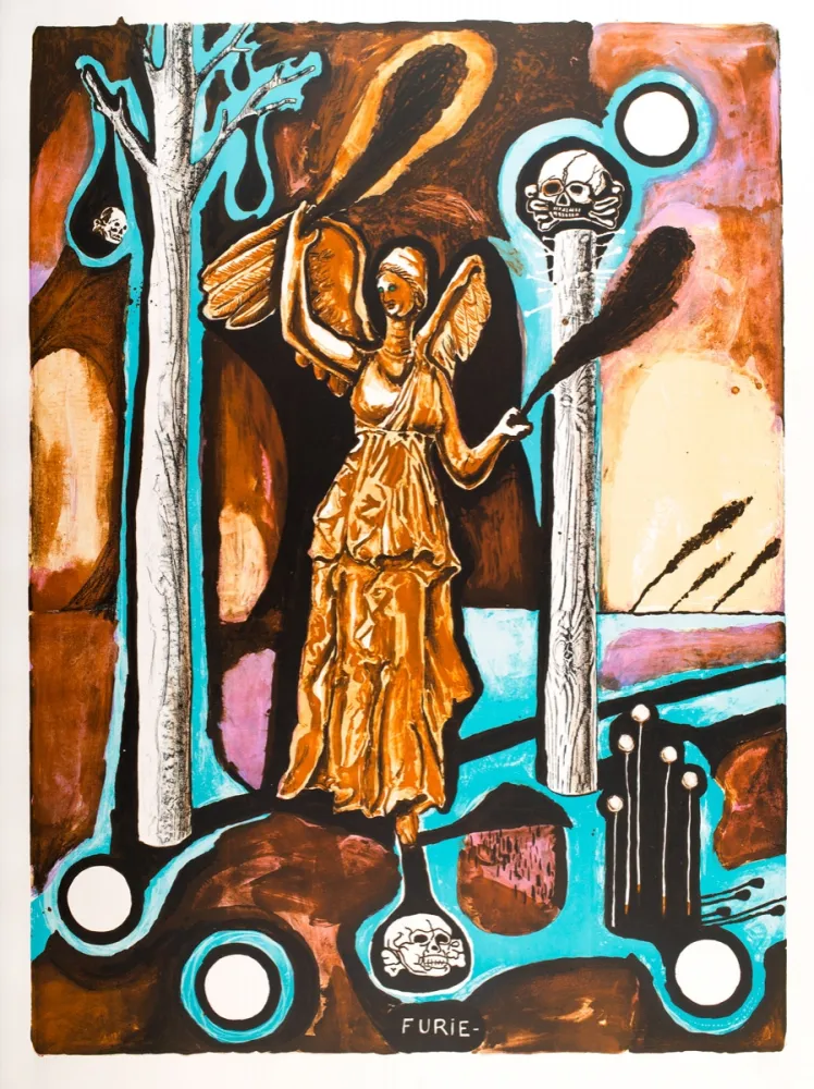 Литография Deroubaix - Furie