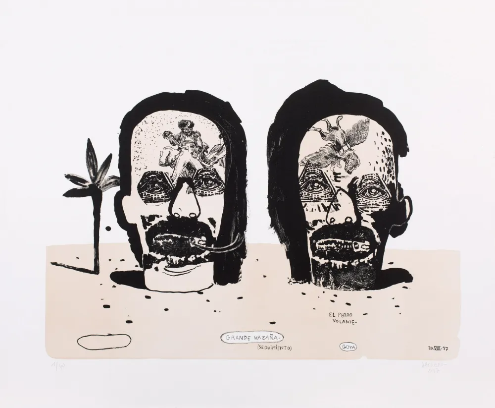 Литография Deroubaix - Graveurs