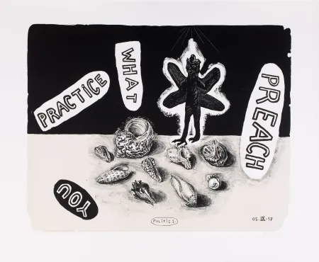 Литография Deroubaix - Practice What you Preach