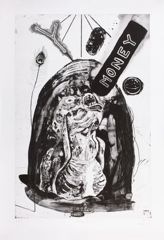 Гравюра Deroubaix - The Artist