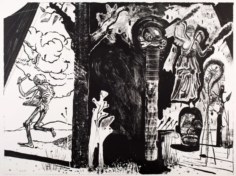 Литография Deroubaix - The Rat Race