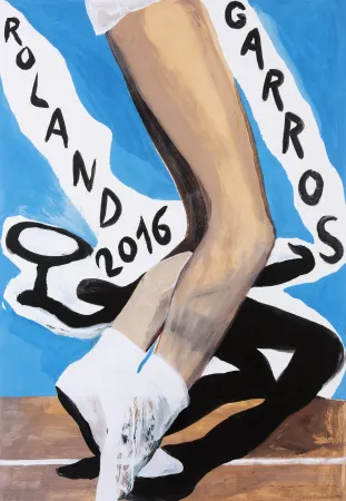 Гашение Desgrandchamps - Roland Garros