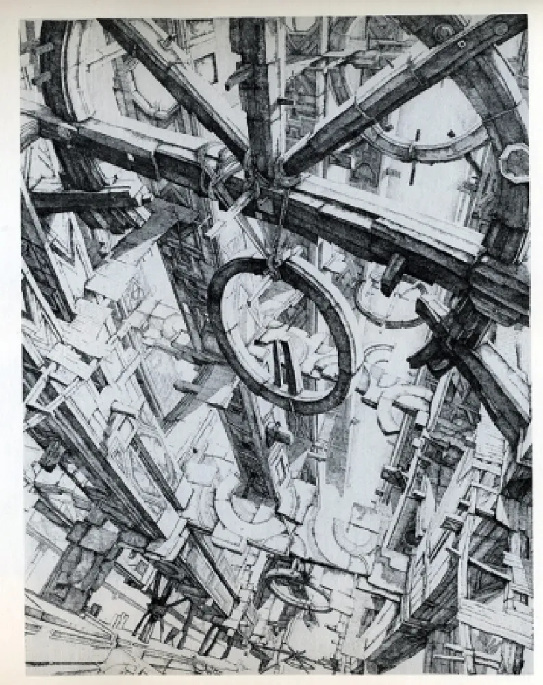 Гравюра Desmazières - Les Roues