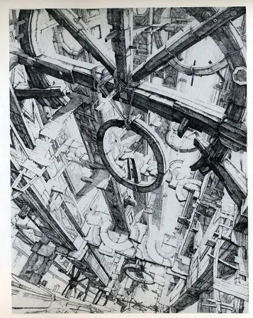 Гравюра Desmazières - Les Roues