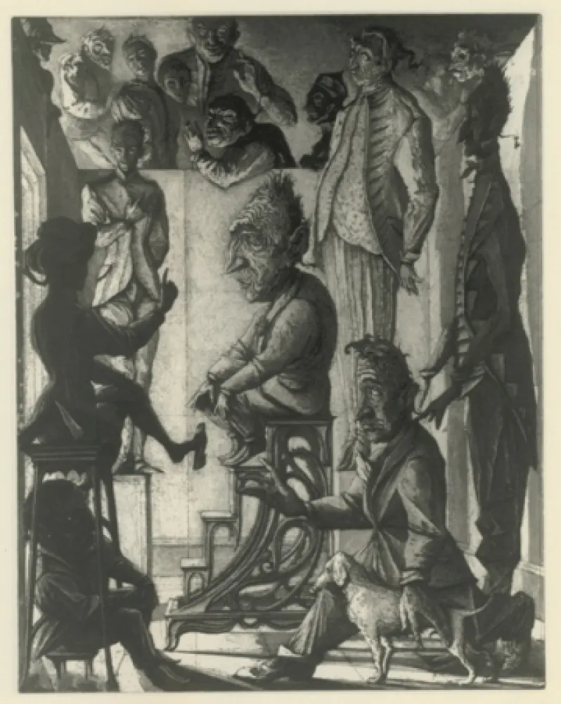 Офорт И Аквитанта Desmazières - Petit Controverse sans Importance