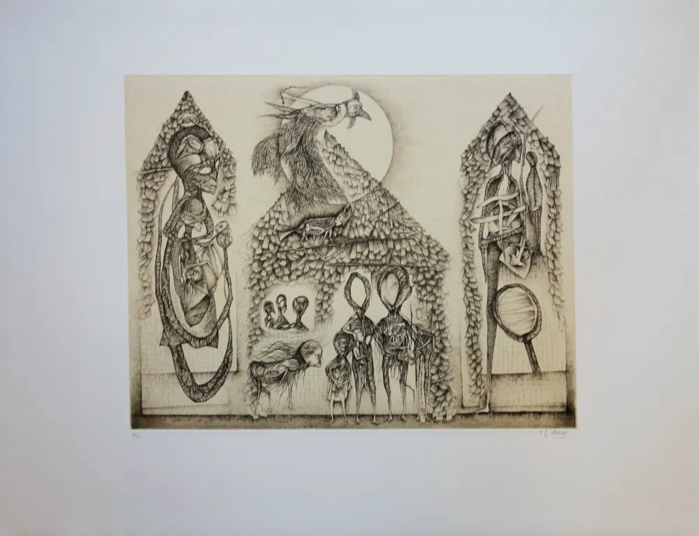 Гравюра Deux - 17 rue Notre Dame