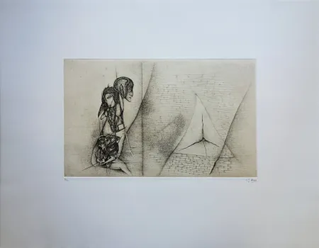 Гравюра Deux - La question