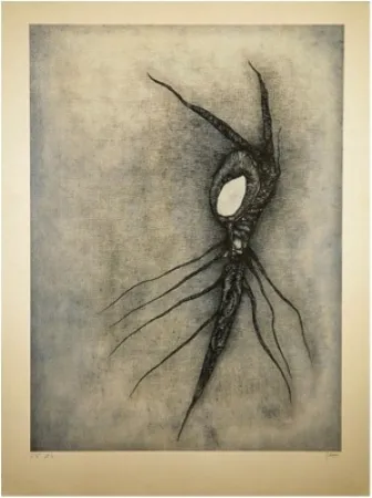 Литография Deux - La Vingtième racine cosmique