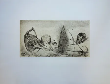 Гравюра Deux - Les croyants