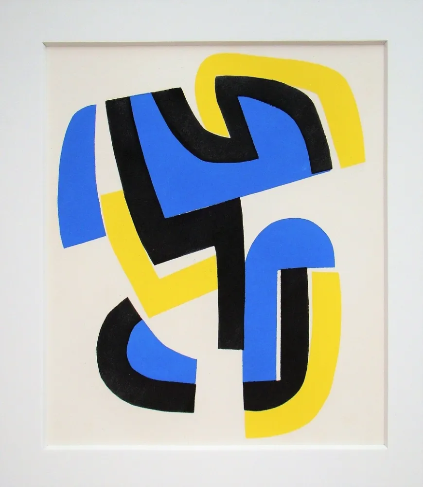 Трафарет Dewasne - Composition abstrait