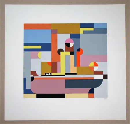 Сериграфия Dexel - Dampfschiff