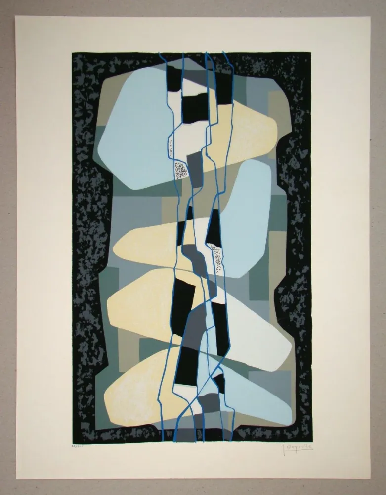 Сериграфия Deyrolle - Composition abstrait