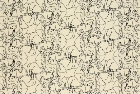 Литография Dheedene - Octopus - White