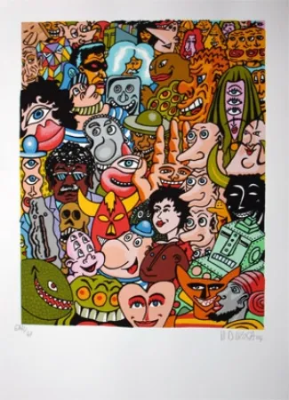 Сериграфия Di Rosa - 100 ans de l'Humanité