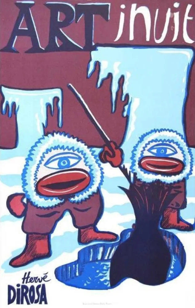 Литография Di Rosa - Affiche ART INUIT