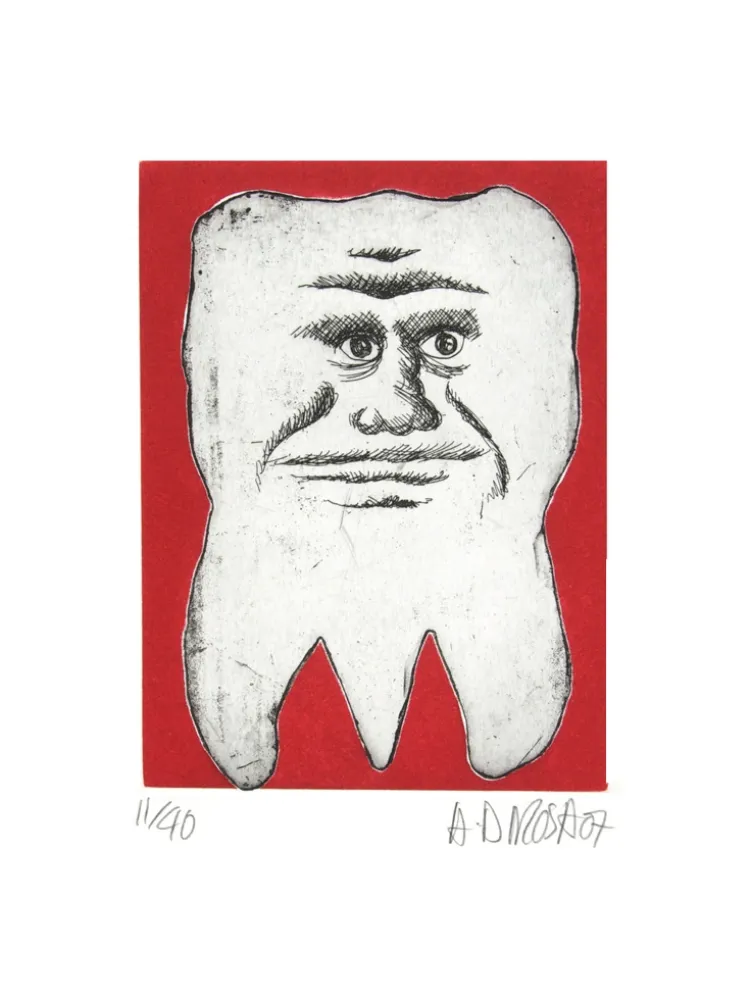 Офорт Di Rosa - Dent N°20