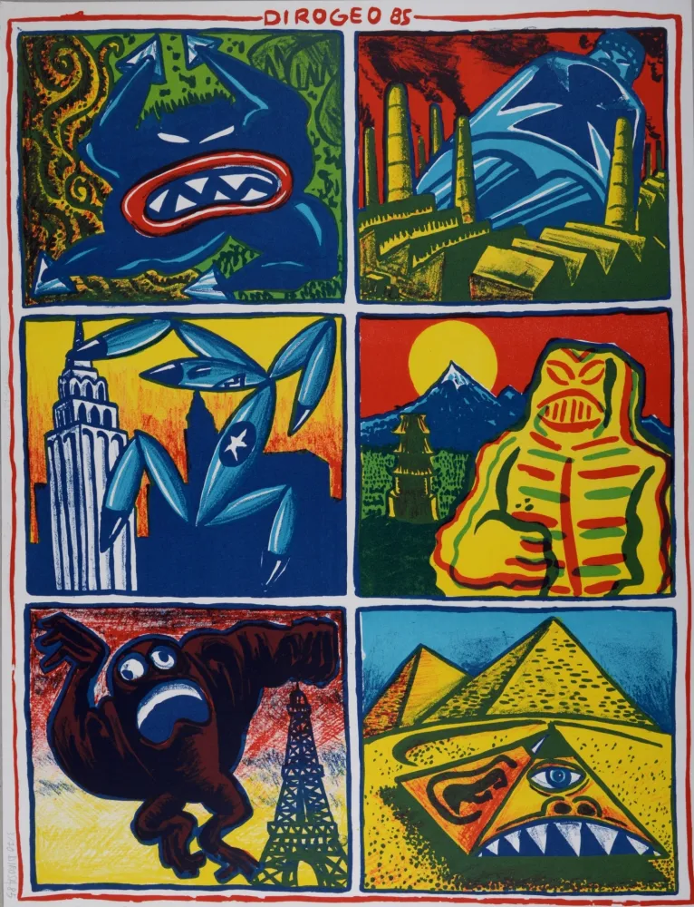 Литография Di Rosa - Dirogeo 85