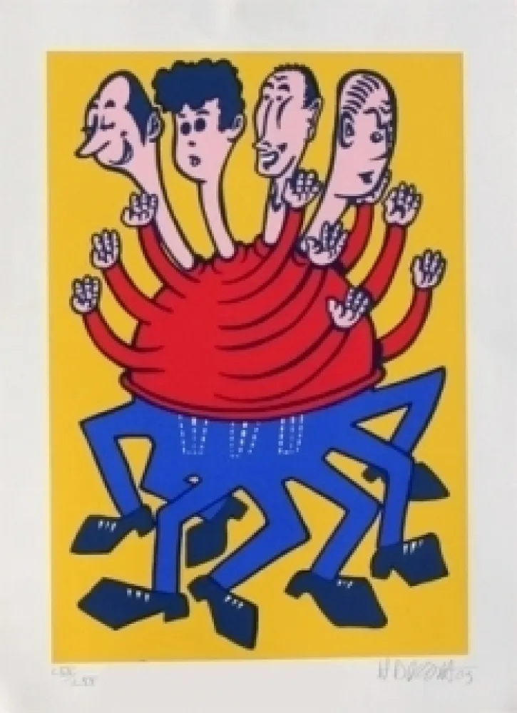 Сериграфия Di Rosa - Enfance