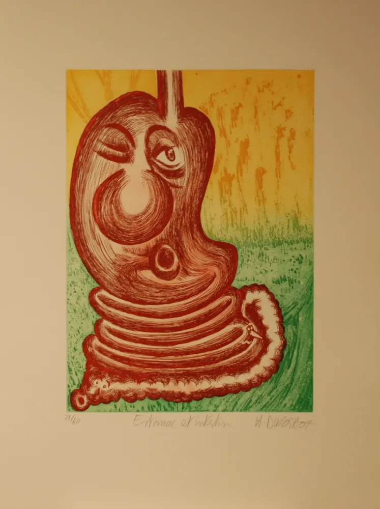 Гравюра Di Rosa - Estomac et Intestin