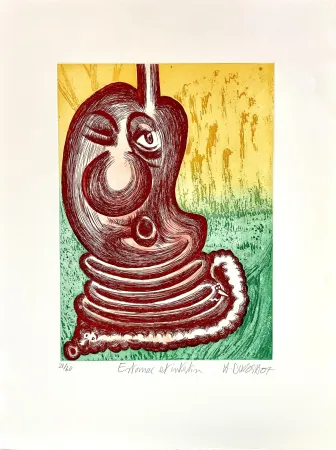 Офорт Di Rosa - Estomac et Intestin