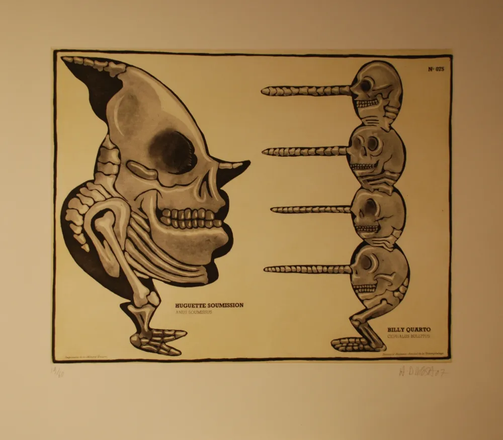 Гравюра Di Rosa - Huguette Soumission