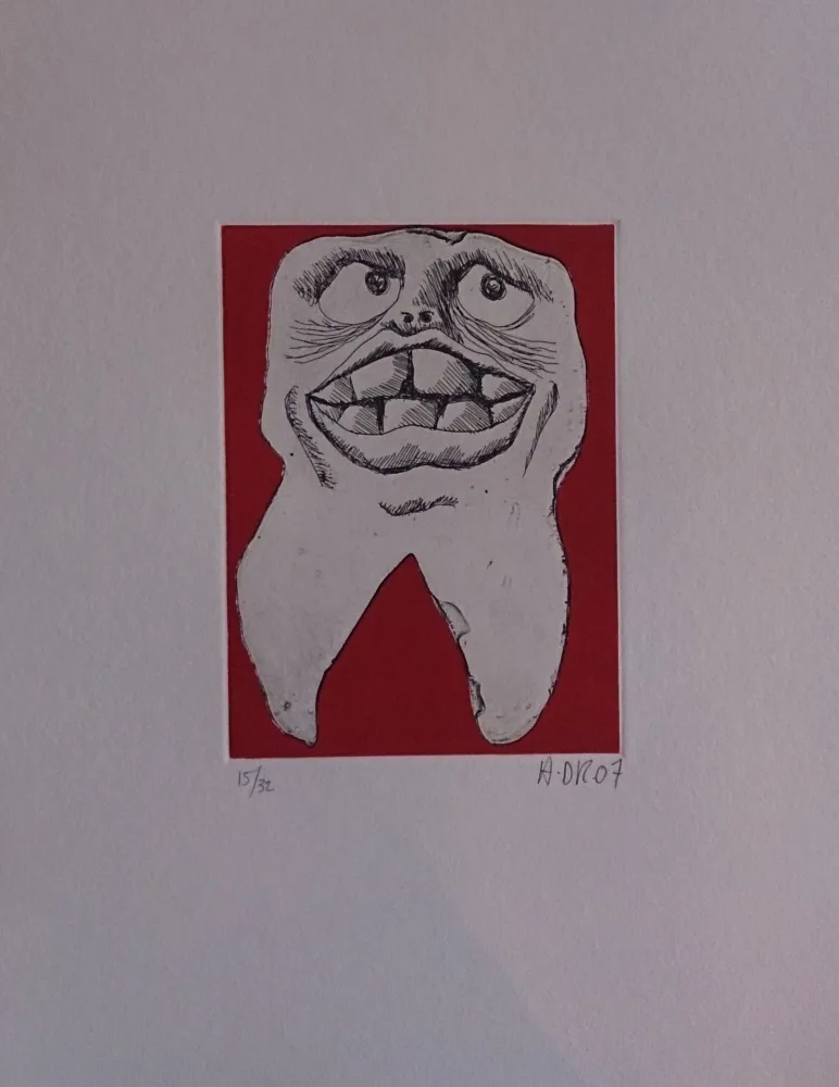 Гравюра Di Rosa - Les 32 dents