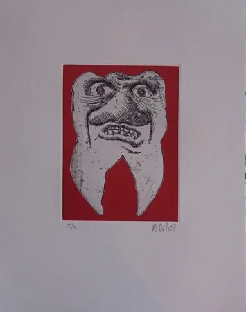 Гравюра Di Rosa - Les 32 dents