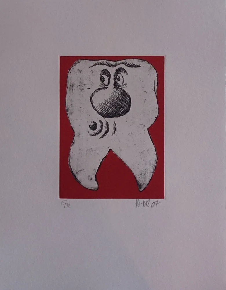 Гравюра Di Rosa - Les 32 dents